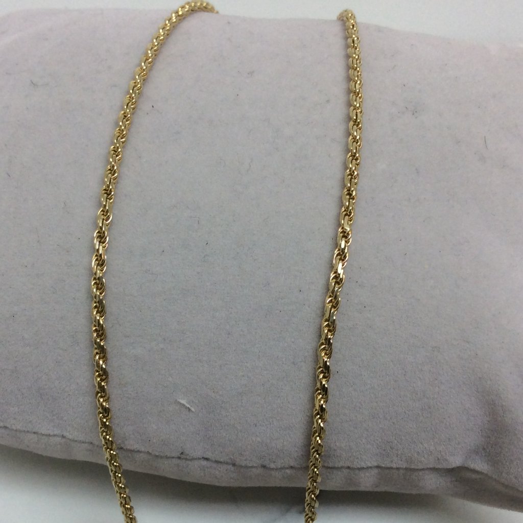18k Solid Real Yellow Gold Rope Chain Necklace 24 170mm 1090 Grams 3995$